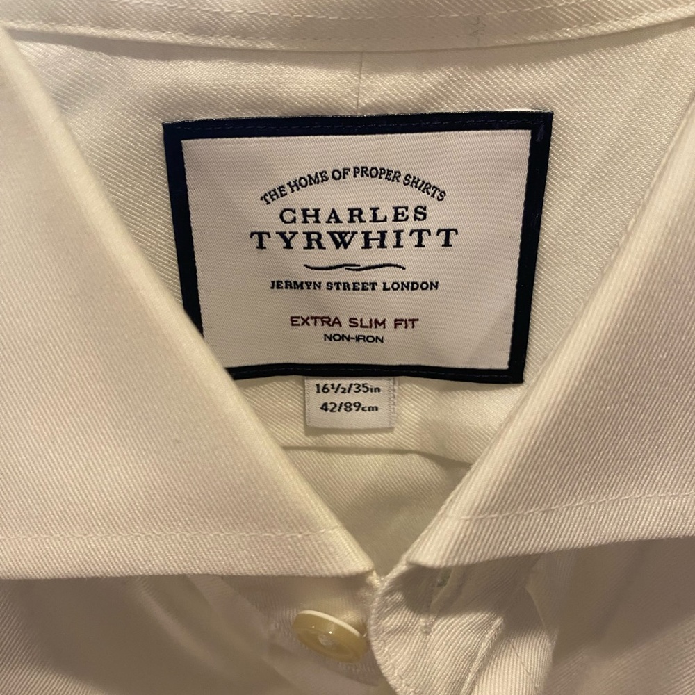 Men’s Charles Tyrwhitt extra slim fit dress shirts